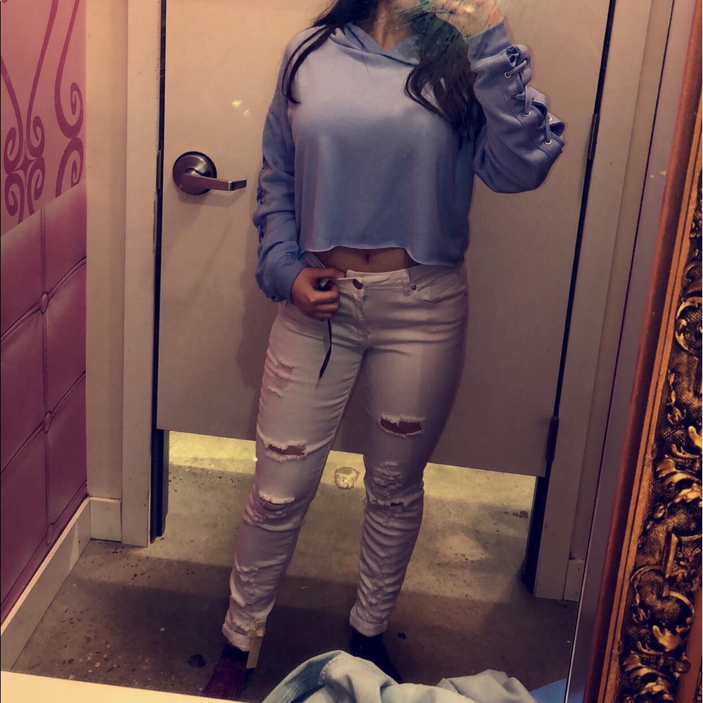 jeans and cropped jacket together, or separate